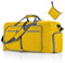 CORIOS Reisetaschen Duffle Bag für Herren/Damen 65L Faltbare Sporttasche Fitnesstasche Schwimmtasche Handgepäck mit Schuhfach Kabinenreisetasche Weekender Übernachtung Tasche Trainingstasche Gelb