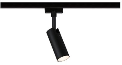 Paulmann 95592 3-Step-Dim Tubo URail LED Einzelspot 150lm 4W 3000K Dimmbar 230V Schwarz Matt Schienensystem