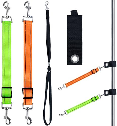 Tugaizi Dog Grooming Extension Straps Dog Grooming Arm Accessories Groomers Helper Grooming Loop Nylon Restraint Adjustable Slip Rope for Pet Grooming Table