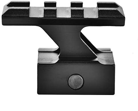 SYH&AQYE Riser Schienenhalterung, Leichte Riser Halterung mit 3 Schlitzen, 30 mm Hohe und 45 mm Lange Aluminium Picatinny Schienen Riser Halterung für Eine Bessere Sicht auf die Visiere