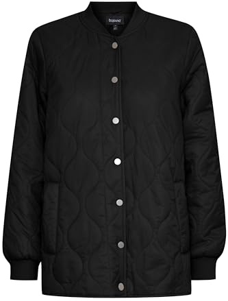 b.young BYBERTA JACKET 3 Damen Steppjacke Jacke glattes Futter 100% Nylon regular fit, Größe:38, Farbe:Black (200451)