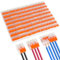 Flintronic 90 Piezas Conectores Eléctricos Cable, Conectores Eléctricos con Palanca, 1 en 2/3/5 fuera Conductor Compacto Cable Conector(45 * 2 puertos, 30 * 3 puertos y 15 * 5 puertos)
