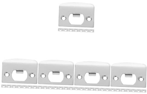 OSALADI 40pcs Mortice Latch Plate Deadbolt Installation Kit Door Reinforcement Plate Security Lock for Bedroom Doors