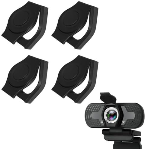 LEEQBCR 4 Stück USB-Webcam-Abdeckung, Datenschutz-Webcam-Abdeckung, stark haftende Objektiv-Schutzabdeckung, schützen die Privatsphäre und Sicherheit der HD-Webcam