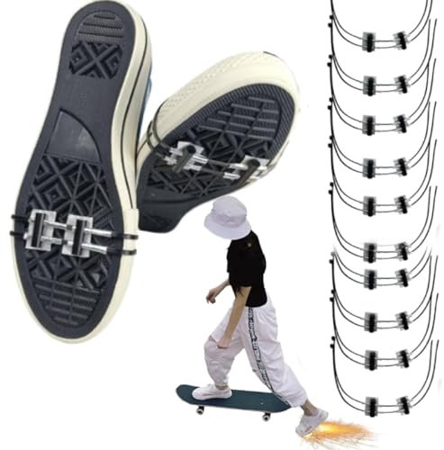 Fahrrad-Reibungs-Funken-Werkzeug-Pad, Motorrad, Fahrrad-Pad, Skateboard-Zubehör, Fußbremsen-Funken, Fußdruckschieber, Reitschuh-Abdeckung, 10 Stück