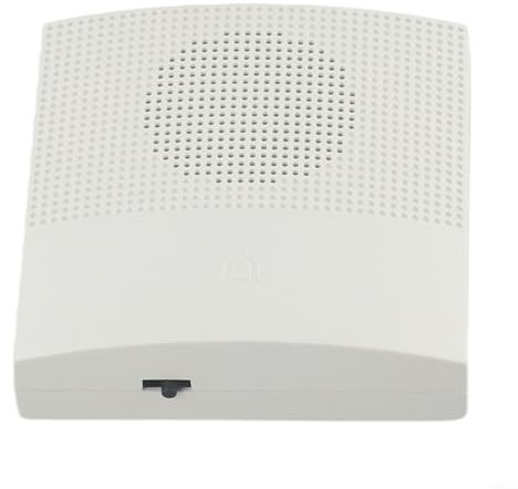 Wired Electronic Doorbell, Enhanced Access Control, Door Ringers for Hotels, Homes, Offices, Rooms and Schools (White)
