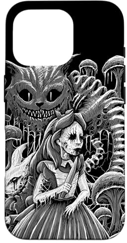 Alice im Wunderland Grinsekatze Murderland Malice Rabbit Hülle für iPhone 16 Pro