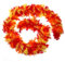 riou Fahrrad Gesichtsschutz Winter Bunte Chandelle Truthahnfeder 2 Yards 60g Für DIY Handwerk Tanzen Hochzeit Halloween Kostüm Dekoration Feder Schlauchtuch (Orange, M)