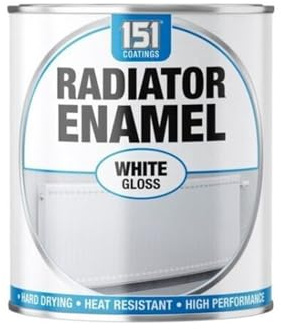YSAMAX 151 Radiator Enamel White Gloss, Long-Lasting Formula, Providing Consistent Coverage, Time-Saving Solution, Both Aesthetic And Functional Applications, 300ML, (1PCS)
