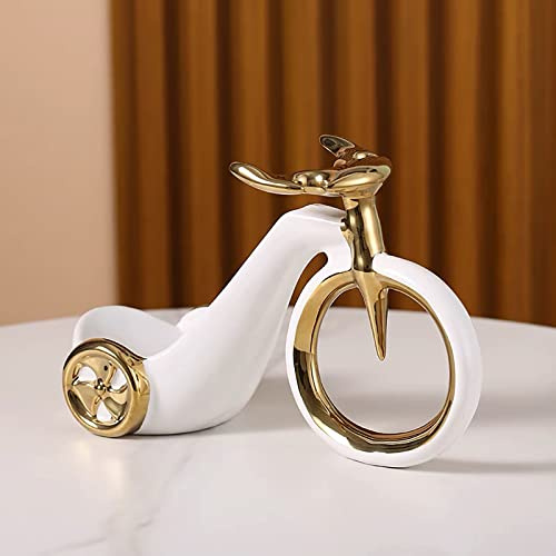 LIULIMI Porte-bouteille de vin en céramique blanche pour comptoir de cuisine, maison, bar, décoration de table