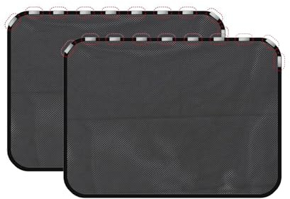 WSXCDE Sonnenschutz Auto, für VW Polo 6R 6N 6N2 6C 9N 9N3 Magnetisch Auto Fenster Sonnenschutz, Sonnenschutz Auto Baby, Reduziert Wärme und UV-Strahlung,2PCS(Rear Window)