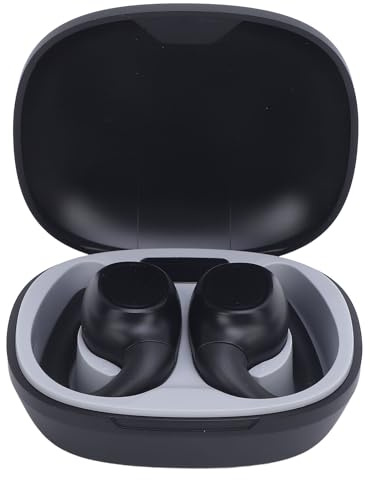Srliya Übersetzung Earbuds 74 Sprachen 70 Akzente Aktive Geräusch Unterdrückung Echtzeit-Übersetzungs Kopfhörer mit APP (Schwarz)