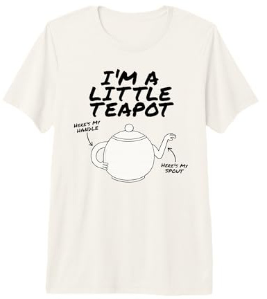 I'm A Little Teapot, Kids Action Song Funny Costume Premium T-Shirt