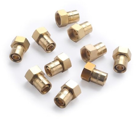 Raccord PER à Glissement Ø12 - Femelle Tournant 12x17 sachet de 10 raccords NOYON & THIEBAULT