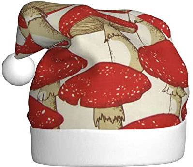 JCAKES Rot Weiß Pilz Weihnachtsmützen Erwachsene Weihnachtsmützen Weihnachtsdekorationen Weihnachtsgeschenke Weihnachtskugeln Weihnachtsschmuck Weihnachtsdekor Weihnachtsmütze