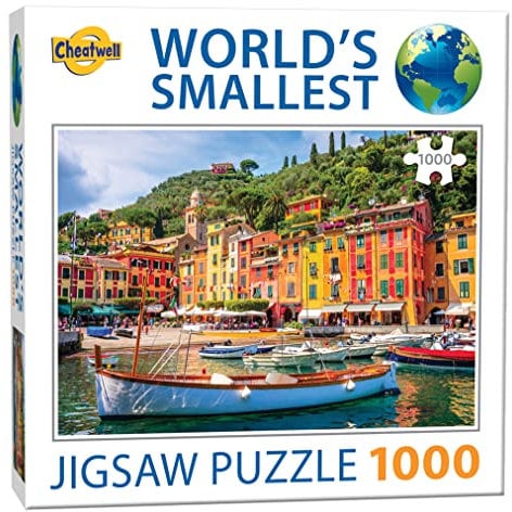 Cheatwell Games 13145 Puzzle World's Smallest 1000 Piece Jigsaw Portofino
