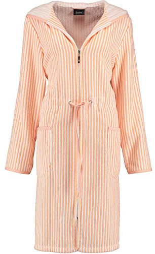 Cawö Home Bademäntel Damen Reißverschluss 6416 apricot - 26 S