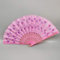 Folding Fan,Pink Sequins Feather Large Handheld Hand Fans Folding Chinese Japanese For Dancing Party Wedding Gifts Diy Decoration Home Decorations
