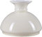 Lampenglas Beige Ø 154mm Petroleumlampe Ersatzglas Leuchtenglas Vestaschirm E27