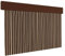 HOME MERCURY – Cortina Plana para Puerta Exterior o Interior, Material PVC – Libre de Insectos (210x120CM, Perfil Marron P18)