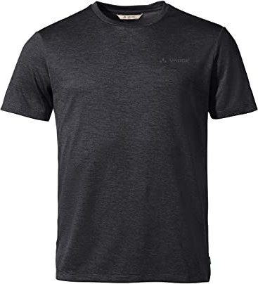 VAUDE Essential T-Shirt für Herren in Schwarz, Größe XL – Schnelltrocknendes & pflegeleichtes Sport Shirt, Atmungsaktives Outdoor T-Shirt mit Rundhals, Ideal für Fahrradreisen, Wandern & Trekking