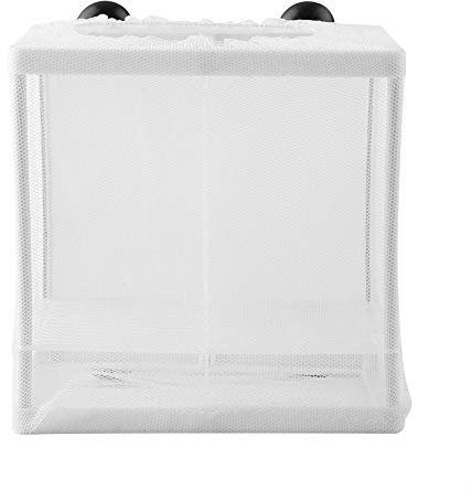 Ablaichkasten Aquarium, Brutkasten Zuchttanks Breeding Box Aquarium Isolation Netz Fische mit Saugnäpfe Züchter Trennnetz für Aquarien Isolieren Sie Sämlinge Unterstützen die Inkubation Reproduktion