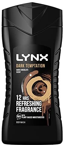 Lynx Dark Temptation Shower Gel 12 hours of irresistible smell 6x 225 ml