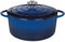 Küchenprofi Bratentopf Provence mit Deckel aus Gusseisen in der Farbe Ocean Blue Fassungsvermögen 5,3L, Maße: 26cm x 12cm, 04 0100 12 26