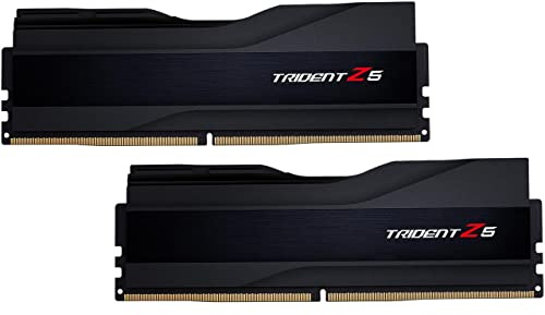 G.Skill Trident Z5 DDR5 Kit 64 GB: 2 x 32 GB DIMM 288-PIN 6000 MHz / PC5-48000 CL32 1.4 V ungepuffert non-ECC mattschwarz