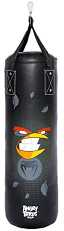 Venum Unisex-Youth Angry Birds Boxsack, für Kinder, Schwarz/Rot, Talle Unique