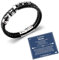 CheersLife Valentinstag Geschenke für ihn Ich Liebe Dich Geschenke für Männer Lederarmband Herren mit Gravur Ich Liebe Dich Herren Armband Geburtstagsgeschenk für Männer Partner Armband Ehemann