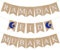 COLOFALLA Ramadan Girlande Eid Mubarak Ramadan Dekoration Jute Ramadan Banner Eid Mubarak Girlande Ramadan Kareem Deko Verzierung für Islamische Muslim Party Feiern