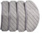 wenyouya ECOVACS Lot de 4 ou 10 chiffons de nettoyage lavables en microfibre pour robot aspirateur Deebot N20 N20 Plus N20 Pro Plus Gris