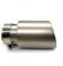 Auspuffblenden 1PCS 304 Matte Edelstahl Auto Universal Auspuff Spitze Für VW Für GTI MK7 Für Golf 7 Düse Einzigen Schalldämpfer Rohr Auspuffblende(IN 80MM-Out 89MM)