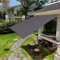 Toldo impermeable lona toldo 185GSM tela permeable para pérgolas cocheras y rampas reforzadas esquinas y bordes para mayor estabilidad