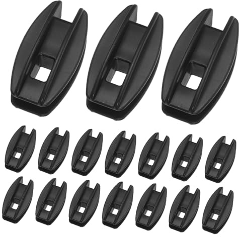TOPPERFUN Isolateurs d'angle Faciles à Installer et Entretenir pour Clôture Électrique Lot de 20 en Plastique Noir Conçus pour Système de Clôture Électrique Extérieur