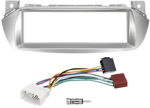 Radio Stereo Panel, Car Radio Frame Car Stereo Radio Fascia ISO Aerial Fitting Kit Fit Use for Suzuki Alto Pixo 2009-2014