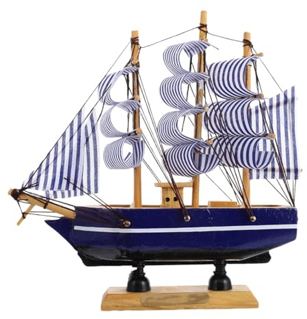 Milisten Segelschiff Modell Tortenaufsatz Dekorativer Kuchen Aufleger Für Abschlussfeier Party Kuchen Topper Kreative Kuchendekoration Dessert Ornament Leicht Und Tragbar 5.51 X 5.12 X 1.57 in 1 Stück