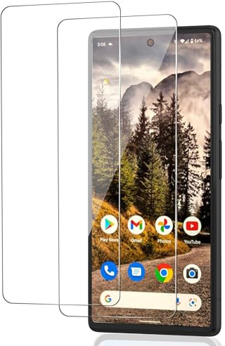 ICESPRING für Panzerglas für Google Pixel 6 Schutzfolie, 2 Stück Fingerabdruck-ID Panzerfolie für Google 6 Folie, 9H Härte Schutzglas für Pixel 6 Panzer Schutz Glas