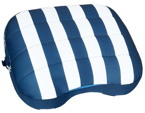 Dock & Bay x Ballast Beach Pillow - Easy to Inflate, Folds Up Into a Pouch, Waterproof & Sand-Resistant - Whitsunday Blue