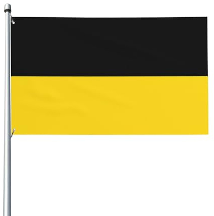 Baden-Württemberg Flagge Drucke Outdoor dekorative Flaggen 0,9 x 1,5 m leicht und schön geeignet für Außenterrassen und Festivalfeiern.