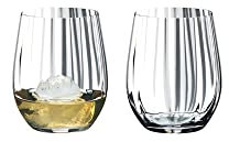 RIEDEL Tumbler Collection Optical O Whisky, 2er Set, Klares Kristallglas, mech. gefertigt
