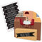 itenga Geldgeschenk oder Gutschein Verpackung Geschenkaufsteller Motiv/Anlass Restaurant Essen Restaurantgutschein mit Stickerbogen aus Karton 12x11,5cm