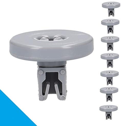 8 Stück Rollen für Geschirrspüler Unterkorb universell kompatibel mit AEG 5028696500/4, 5028696400/7, Favorit, Privileg, Zanussi, Juno, Quelle Unterkorbrollen einsetzbar Korbrollen Spülmaschine