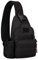 BAIGIO Tactical Sling Backpack Bag for Men Molle Crossbody Shoulder Bags Military EDC Chest Pack One Strap Daypack, Black, OneSize, Sling Bag