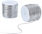 PH PandaHall 100m Filo d'Argento Spago Corde Metalliche, 2mm Corda di Natale Intrecciato per Confezione Regalo Artigianato Creazione di Gioielli