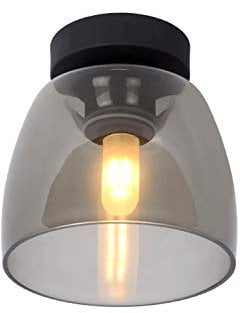 LUCIDE TYLER - Deckenleuchte Badezimmer - Ø 16,1 cm - 1xG9 - IP44 - Schwarz