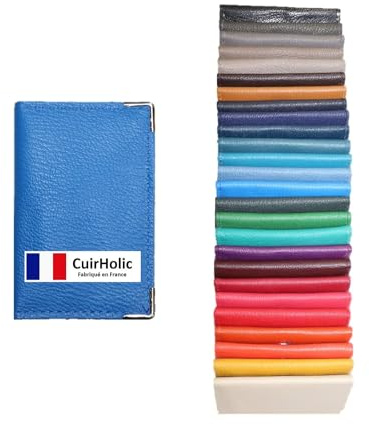 Porte Carte Navigo en Cuir de Chèvre Véritable - Fabriqué en France