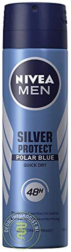 Nivea Deodorant Spray Silver Protect Polar Blau, 150 ml