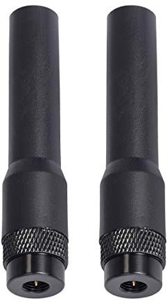 Bingfu Dual Band VHF UHF 136-174MHz 400-470MHz Ham Radio Antenna Handheld Two Way Radio SMA Male Soft Antenna 2-Pack for BaoFeng UV-3R Icom Yaesu Vertex Standard Horizon Marine VHF Radio